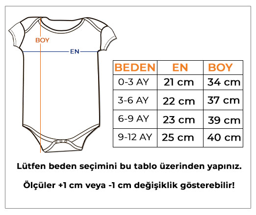 Sublimasyon Bebek Body Z B N Bedenleri Kb