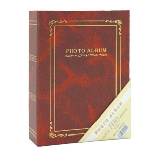 - Bordo 100 lük 10x15 cm Fotoğraf Albümü  - Bordo 100 lük 10x15 cm Fotoğraf Albümü