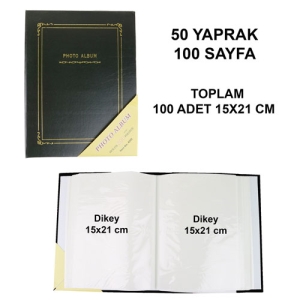 100 lük 15x21cm Fotoğraf Albümü - 3