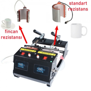 İkili  Kupa Baskı Presi AP1821 (Fincan ve Standart Rezistans) - 7
