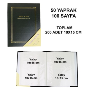 - 200 lük 10x15 cm Fotoğraf Albümü (1)  - 200 lük 10x15 cm Fotoğraf Albümü (1)