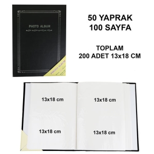 - 200'lük 13x18 cm Fotoğraf Albümü (1)  - 200'lük 13x18 cm Fotoğraf Albümü (1)