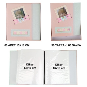 - Düğmeli 60'lık 13x18 cm Fotoğraf Albümü (1)  - Düğmeli 60'lık 13x18 cm Fotoğraf Albümü (1)