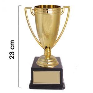 - Sublimasyon Altın Ödül Kupası 23 cm  - Sublimasyon Altın Ödül Kupası 23 cm