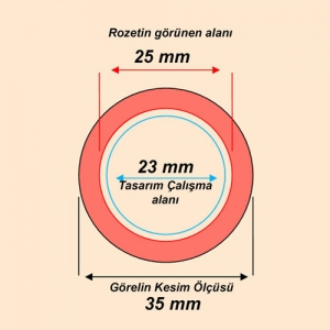  - Rozet İğneli 25 mm Metal Arkalıklı (250 adet) (1)