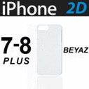 - 2D Sublimasyon Iphone 7/8 Plus Kapak (beyaz)  - 2D Sublimasyon Iphone 7/8 Plus Kapak (beyaz)