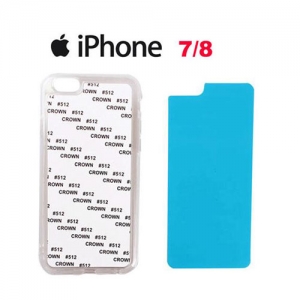 - 2D Sublimasyon Silikon iPhone 7/ 8 Kapak  - 2D Sublimasyon Silikon iPhone 7/ 8 Kapak
