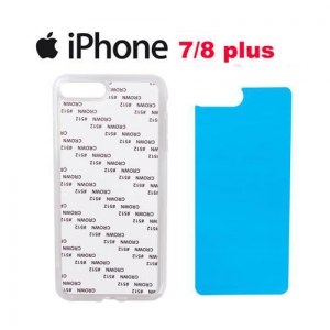 - 2D Sublimasyon Silikon iPhone 7/8 Plus Kapak  - 2D Sublimasyon Silikon iPhone 7/8 Plus Kapak