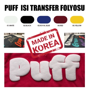 PUFF Mavi PU Tekstil Transfer Folyosu - 51 cm x 1 metre (1)