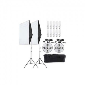  - 5 Duylu 2'li Softbox Sürekli Işık Kit