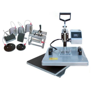 - 8in1 Combo Transfer Baskı Presi 38X38 cm  - 8in1 Combo Transfer Baskı Presi 38X38 cm