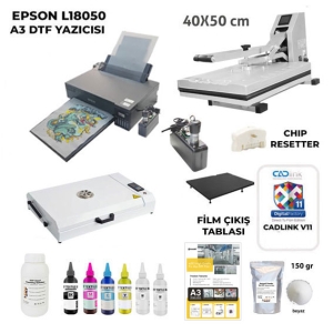  - Komple A3 DTF Tekstil Baskı Seti (CADLink) (1)