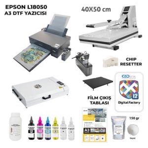  - Komple A3 DTF Tekstil Baskı Seti (CADLink) (1)