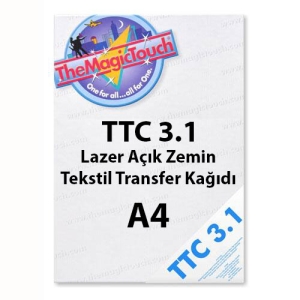  - Lazer Magictouch TTC 3.1 Açık Zemin Tekstil Transfer Kağıdı A4 (1 adet)