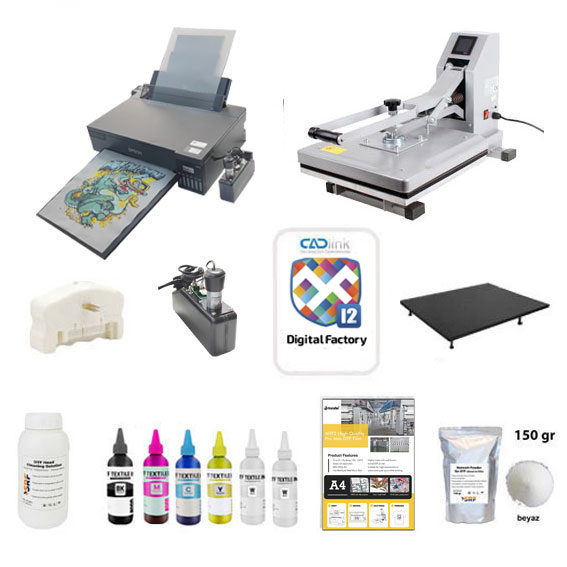 DTF Tekstil Baskı Seti A4 (CADLink)  - 1