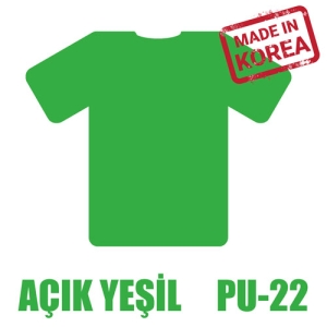 Açık Yeşil PU Tekstil Transfer Folyosu - 51 cm x 1 metre (1)