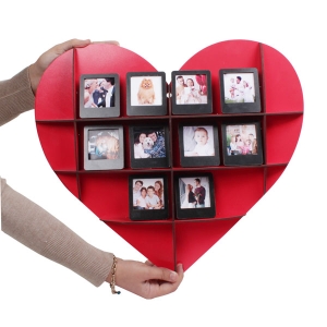  - Kalp Raflı İnstax Çerçeve