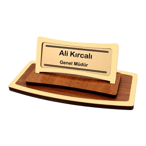 - Ahşap Masa İsimliği  - Ahşap Masa İsimliği