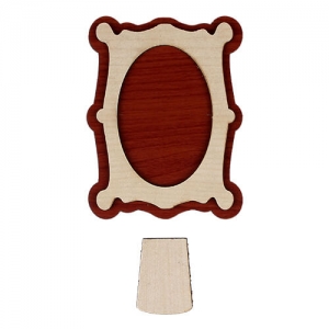 Ahşap 6x9 cm Çerçeve (Ceviz) - 3