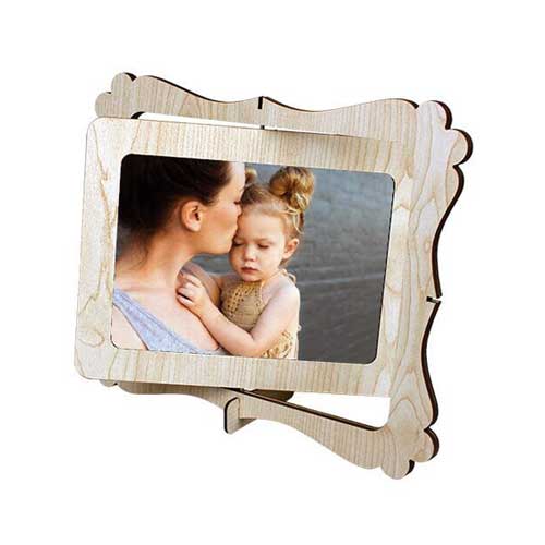 Ahşap Dönen 15x21 Çerçeve (Akça)