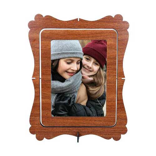 Ahşap Dönen 15x21 Çerçeve (Ceviz)