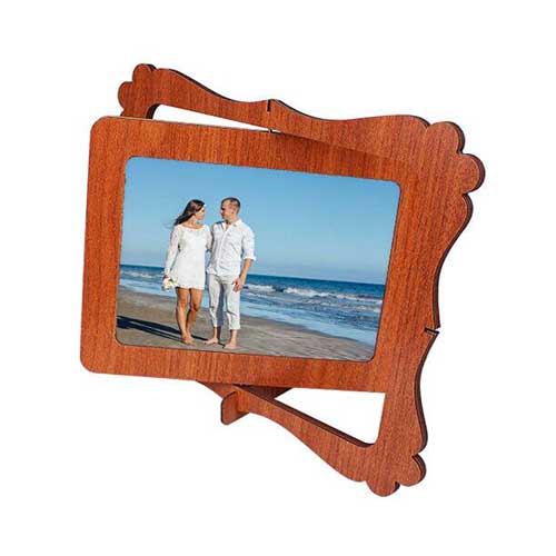 Ahşap Dönen 15x21 Çerçeve (Ceviz) - 3