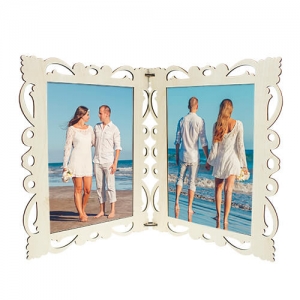  - Ahşap İkili Akordiyon 15x21 cm Çerçeve (1)