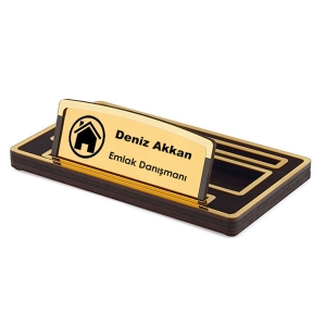 - Ahşap Masa İsimliği  - Ahşap Masa İsimliği