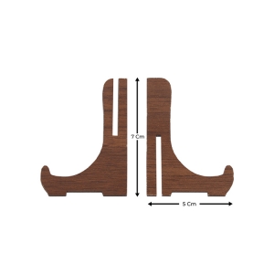  - Ahşap 7 cm Teşhir Ayağı - Ceviz (1)