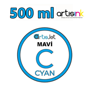 - artisJet UV Mavi Mürekkep 500 ML (1)  - artisJet UV Mavi Mürekkep 500 ML (1)