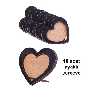 Ayaklı Polaroid İnstax Kalp Çerçeve - 3