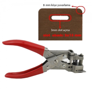 - Metal Köşe Yuvarlama ve Slot Açma Pensi 5 mm  - Metal Köşe Yuvarlama ve Slot Açma Pensi 5 mm