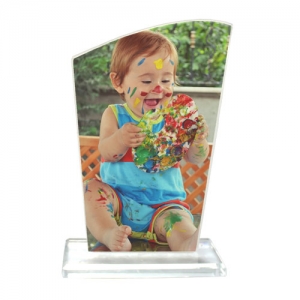 - Sublimasyon Beyaz Kristal Plaket 1022  - Sublimasyon Beyaz Kristal Plaket 1022