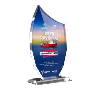  - Sublimasyon Beyaz Kristal Plaket (1)