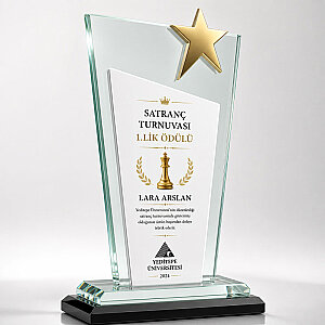 Sublimasyon Beyaz Kristal Plaket AK603 (1)