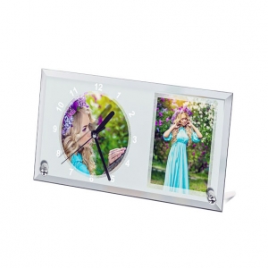 - Sublimasyon Cam Saat 16x30x0.5 cm  - Sublimasyon Cam Saat 16x30x0.5 cm