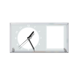 Sublimasyon Cam Saat 16x30x0.5 cm - 3