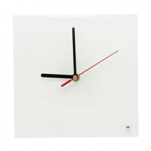 - Sublimasyon Cam Saat 20x20x0.5 cm  - Sublimasyon Cam Saat 20x20x0.5 cm