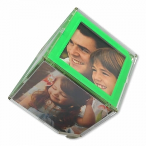 Bordürlü Dönen Küp Çerçeve 10x10 cm - Işıklı - 4