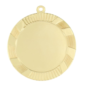  - Boş 7 cm Altın Metal Madalya 