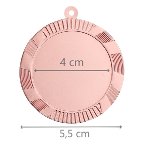  - Boş 5.5 cm Bronz Metal Madalya (1)