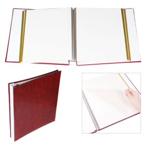 - Büyük Bordo Yapışkanlı Deri Fotoğraf Albümü - 26.5 x 29 cm (1)  - Büyük Bordo Yapışkanlı Deri Fotoğraf Albümü - 26.5 x 29 cm (1)