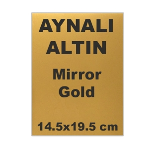 Büyük Boy Plaket için Baskı Metali 14.5X19.5 cm - 3