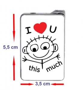 Sublimasyon Metal Çakmak - Tek Taraflı - 3