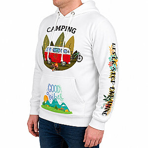 Sublimasyon Cepli Kapşonlu Pamuk Polyester Unisex Sweatshirt - Yetişkin (1)