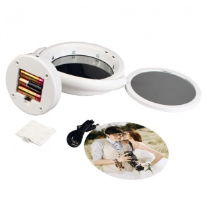 Sihirli Çift Taraflı Led Ayna Çerçeve-Yuvarlak - 3