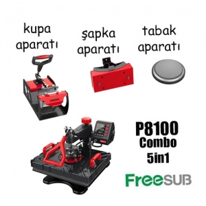 Combo 5in1 Transfer Baskı Presi 29X38 cm (1)