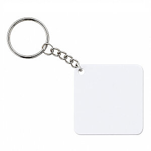 Sub.Kare Metal Anahtarlık 4x4 cm