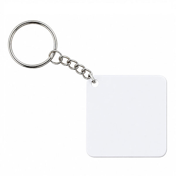 Sublimasyon Kare Metal Anahtarlık 4x4 cm - 1