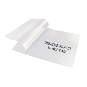 - Deneme Paketi A3 DTF Pet Film - 10 adet - Deneme Paketi A3 DTF Pet Film - 10 adet